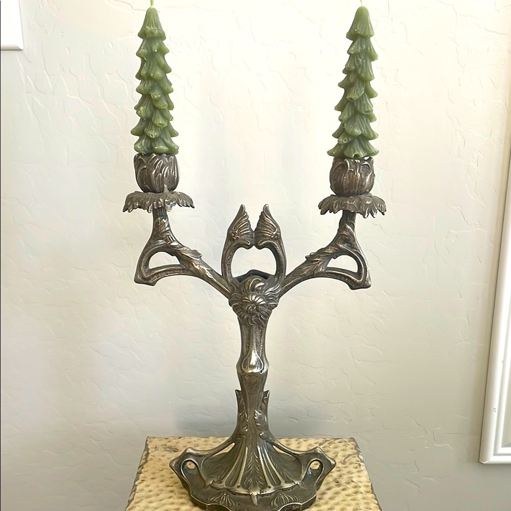 Rare find Antique Jugendsil Candelabra 1900 Art NouveauCandlestick